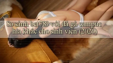 So sánh bet789 với đá gà campuchia khác cho sinh viên (2026)