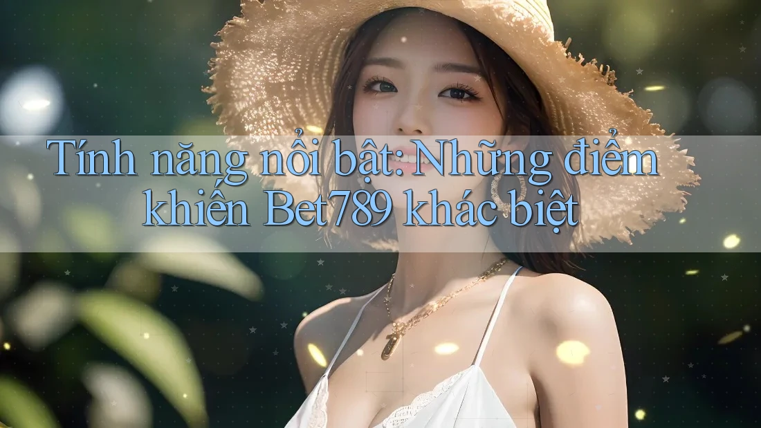 Tính năng nổi bật: những điểm khiến Bet789 khác biệt Tính năng nổi bật: những điểm khiến Bet789 khác biệt