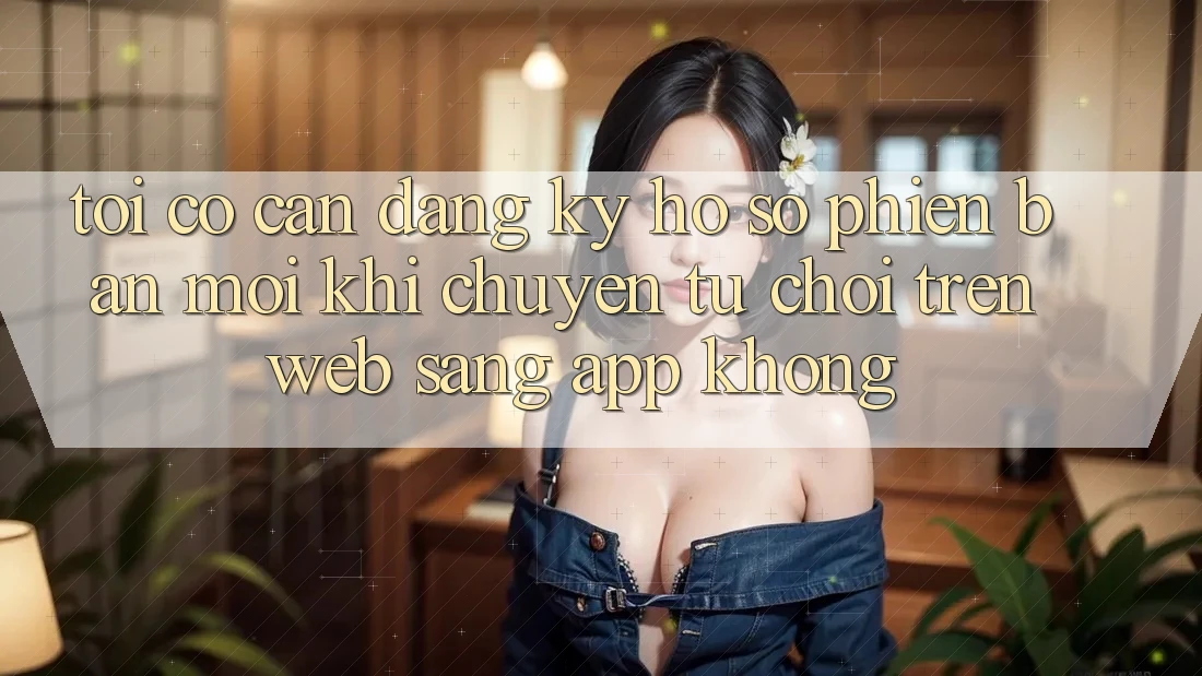 Tôi có cần đăng ký hồ sơ phiên bản mới khi chuyển từ chơi trên web sang app không?