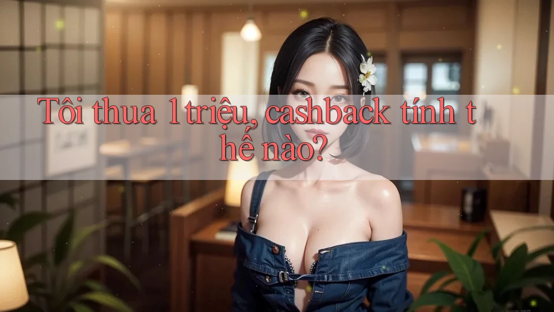 Tôi thua 1 triệu, cashback tính thế nào? Tôi thua 1 triệu, cashback tính thế nào?