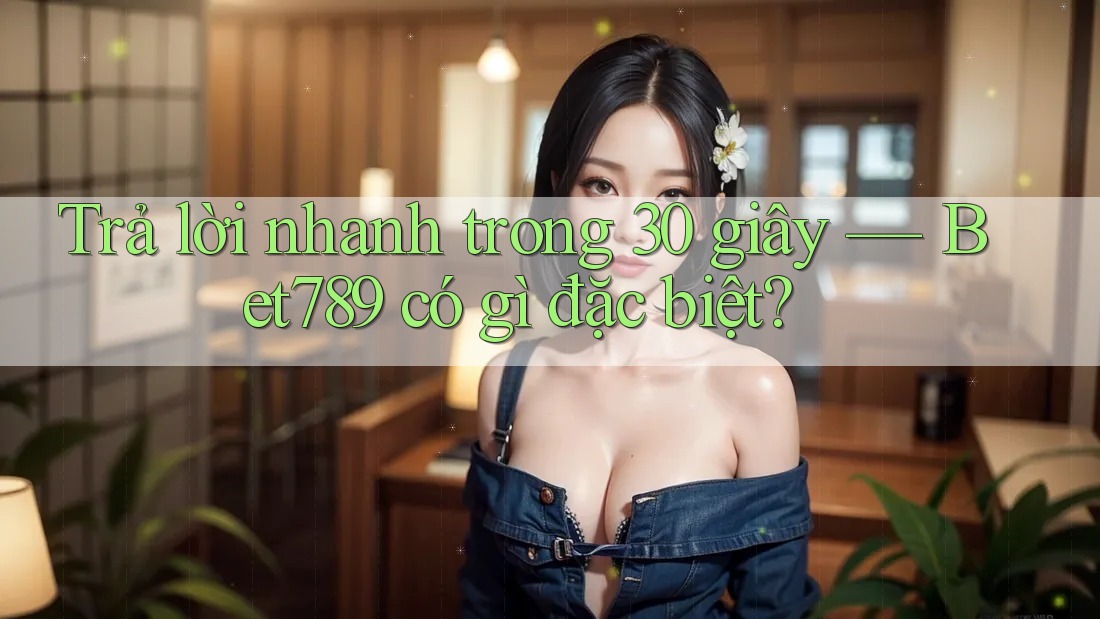 Trả lời nhanh trong 30 giây — Bet789 có gì đặc biệt? Trả lời nhanh trong 30 giây — Bet789 có gì đặc biệt?