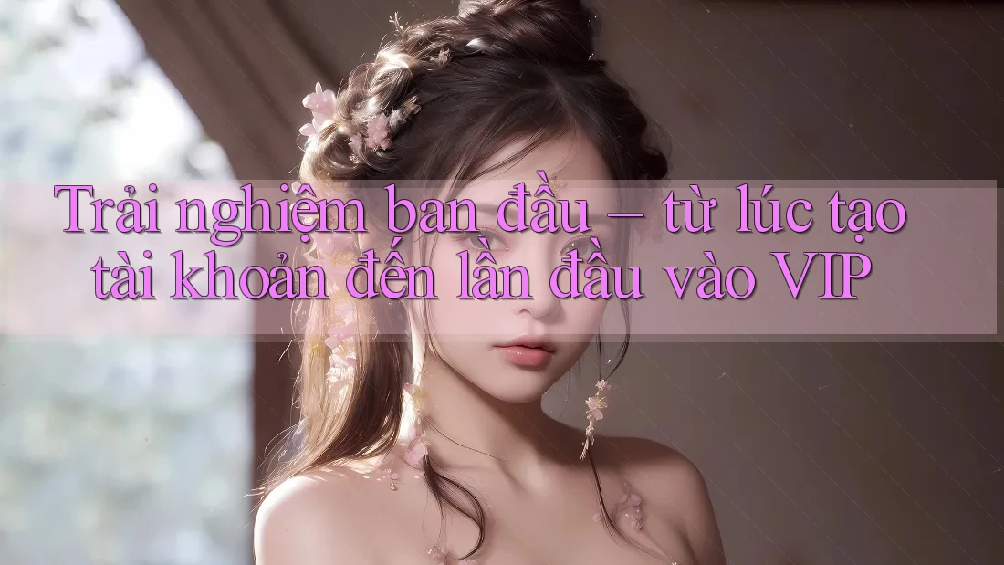 Trải nghiệm ban đầu – từ lúc tạo tài khoản đến lần đầu vào VIP Trải nghiệm ban đầu – từ lúc tạo tài khoản đến lần đầu vào VIP