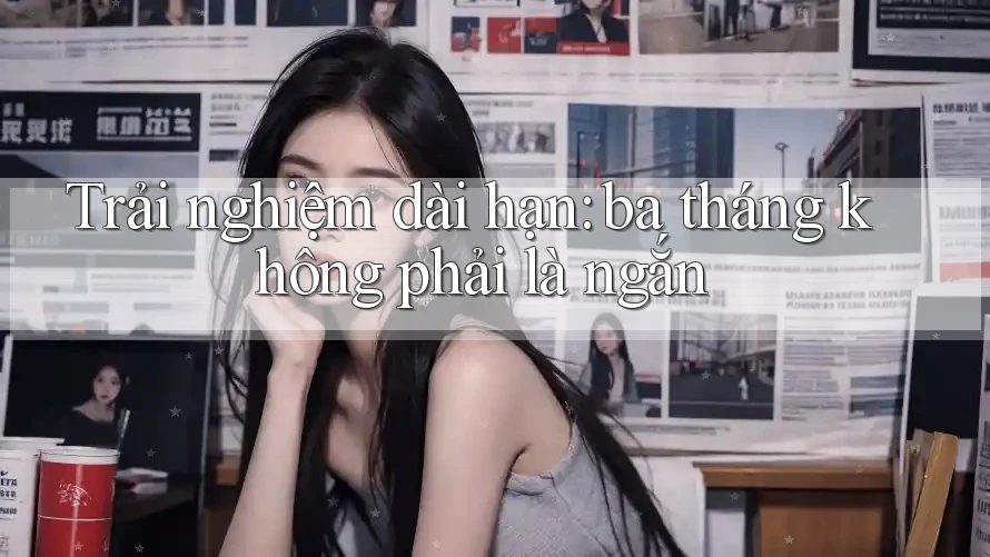 Trải nghiệm dài hạn: Ba tháng không phải là ngắn Trải nghiệm dài hạn: Ba tháng không phải là ngắn